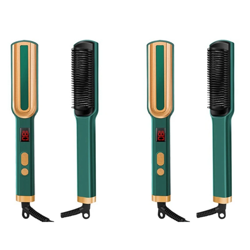

Straight Hair Comb Hair Curler Negative Ion Hair Straightening Comb Curling Wand Hair Tools,Digital Display