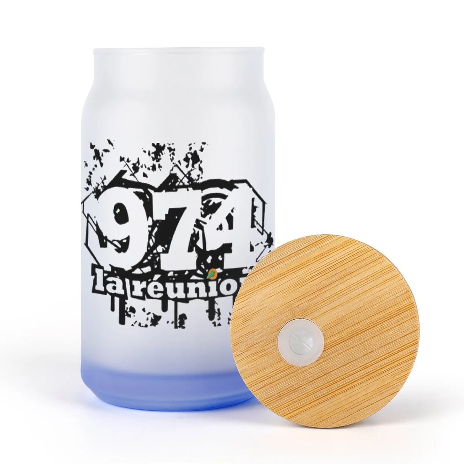 

Graphic 974 Reunion Island Logo Tank Top Kettle Frosted Glass Pipette Cup Coffee Cups Thermos Flask Mug Humor Wooden Lid Grad