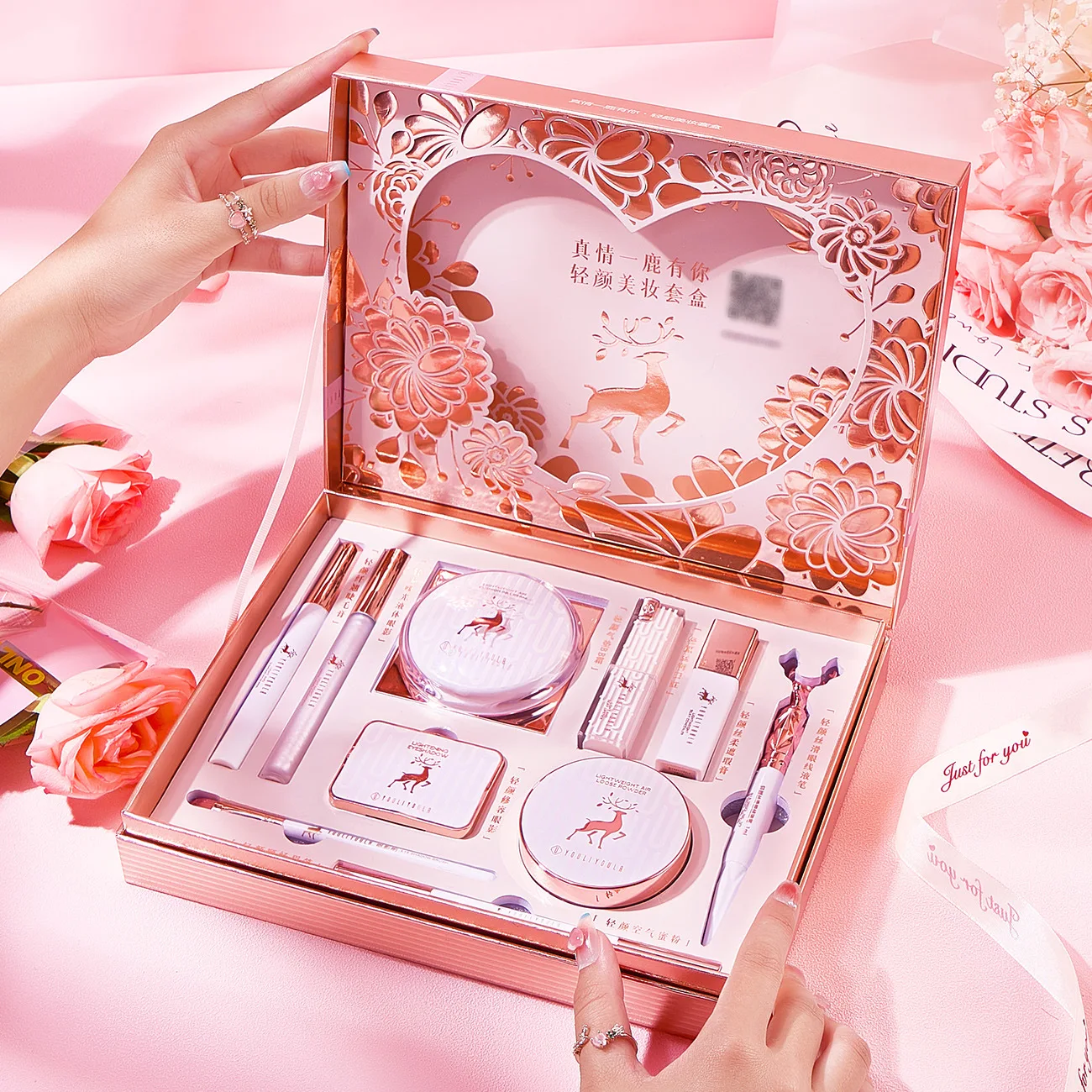 

Makeup kit full Concealer Cushion BB Cream Lipstick Birthday Valentine's Day Gift Makeup Set maquiagem kit Christmas