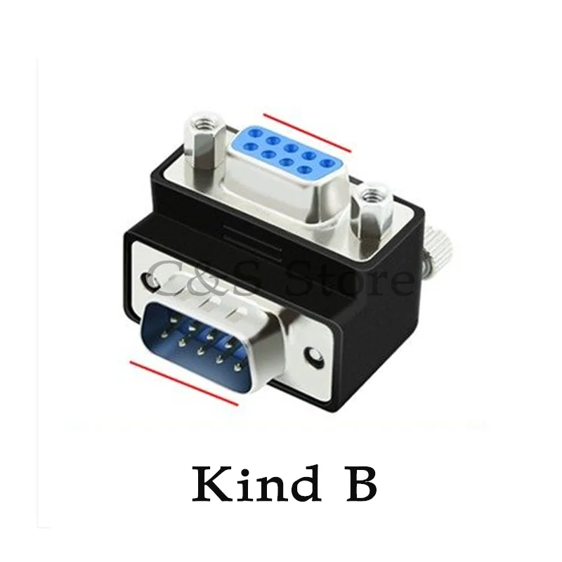 

Адаптеры DB9 Изгиб 90 градусов «папа» / «мама» — «мама» 9-контактные разъемы L-типа Последовательный порт RS232 COM D-Sub 9 Конвертеры