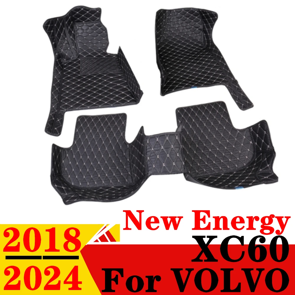 

Car Floor Mats For VOLVO XC60 New Energy 2018 19-2024 Waterproof XPE Custom Fit Front & Rear FloorLiner Cover Auto Parts Carpet