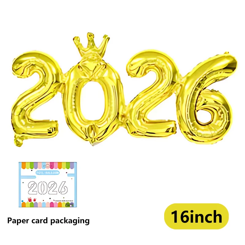 

Фольгированные шары с цифрами 2026 16 дюймов