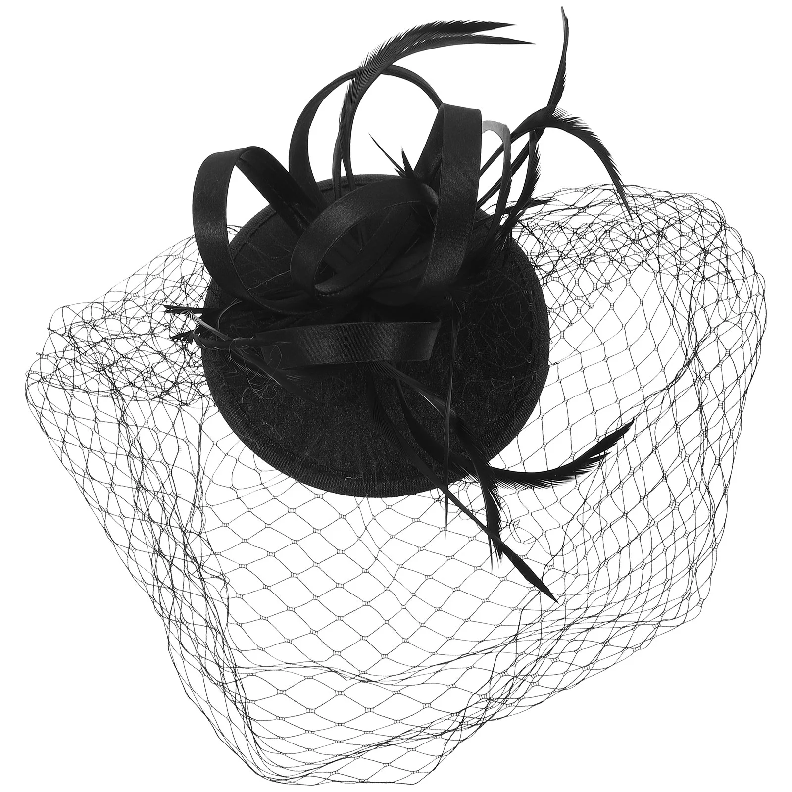 

Mesh Headdress Fascinator Hair Clip Women Tea Party Decorative For Headpiece Facinatiors Toppers