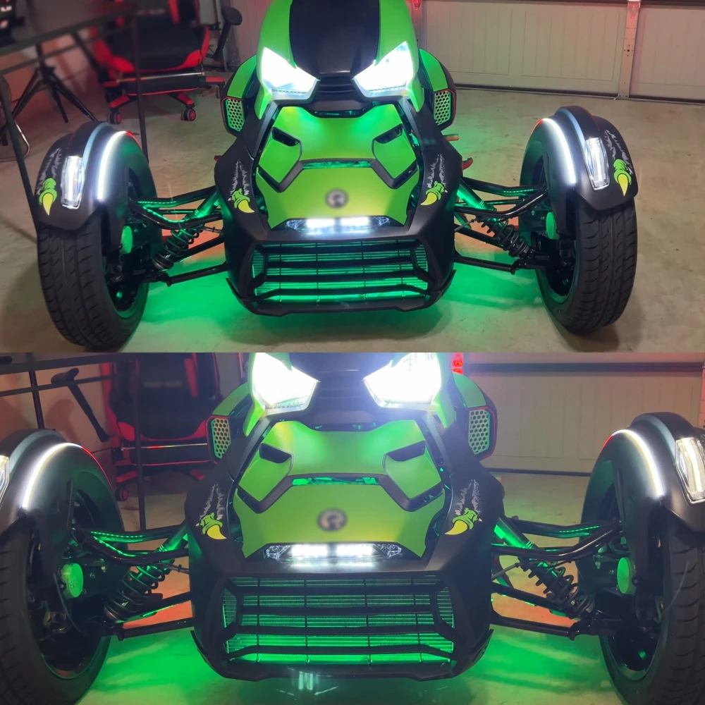 Комплект светодиодного вспомогательного освещения для Can-Am 600 900 Sport Ryker Светодиодный фирменный белый светильник на передний бампер Вспомогательная полоса лампы для работы (art.: 3920cdec54791) - 3920cdec54791