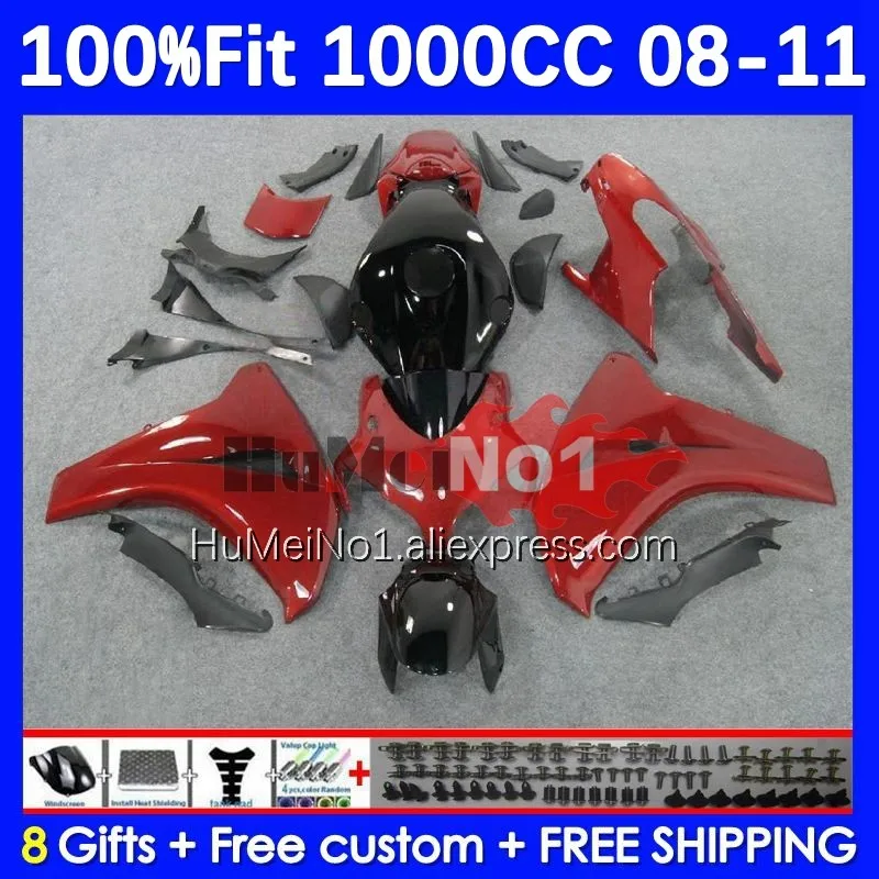 

Инъекция OEM для HONDA CBR1000 CBR 1000 RR CC 48No.97 CBR 1000RR 2008 2009 2010 CBR1000RR 08 09 10 11 обтекатель красный глянцевый