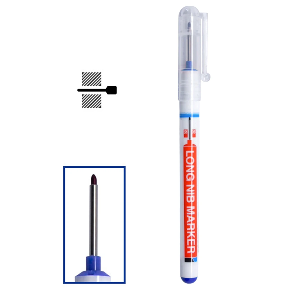 

20mm Metal Surface Marker Pen Multifunction Water Resistant Long Nib Construction Deep Hole Hardware Processing Woodworking