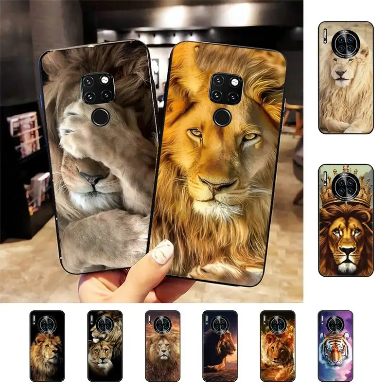 

RuiCaiCa Animal Lion Phone Case For Huawei Nova 3I 3E mate 20lite 20Pro 10lite Luxury funda case