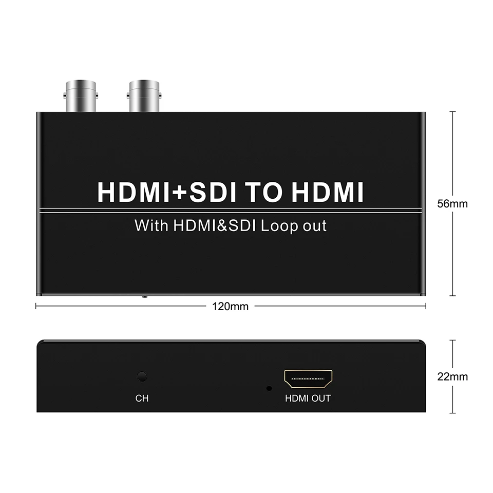 Адаптер преобразователя SDI HDMI в с + контур адаптер разветвитель Full HD 1080P для