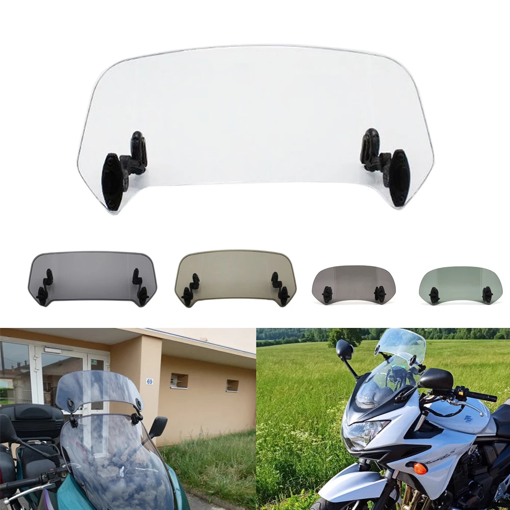 

Регулируемый ветровой экран для мотоцикла, спойлер на лобовое стекло, дефлектор воздуха для Honda, BMW, KAWASAKI, YAMAHA, HONDA, SUZUKI, DUCATI