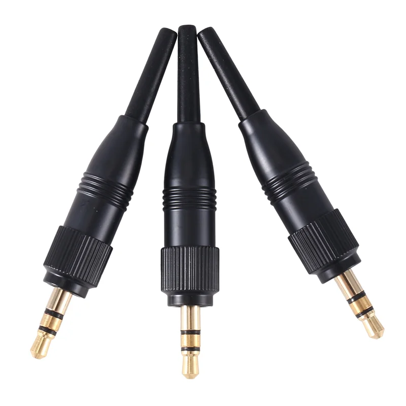 Фото 【PUBLICITY】20 шт. 3,5 мм 1/8 дюйма стерео винтовой аудиоразъем для Sennheiser для Sony D11/V1/P03, запасной разъем для микрофона, адаптируемый №3