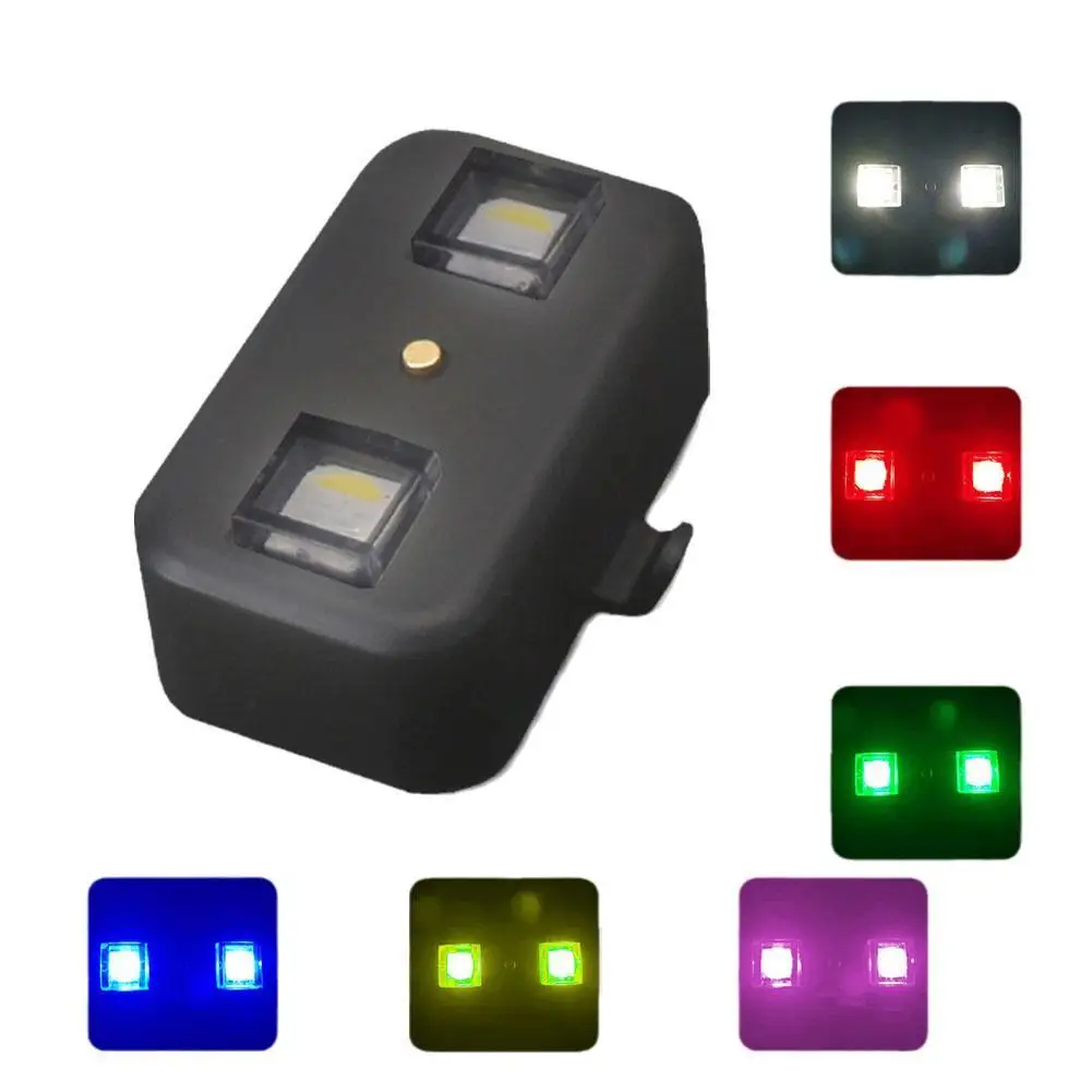 

6 Colors Motorcycle Flashing Tail Light LED Drone Strobe Rear Light For Motorbike Bicycle Drone Night Flight Mini Signal Light