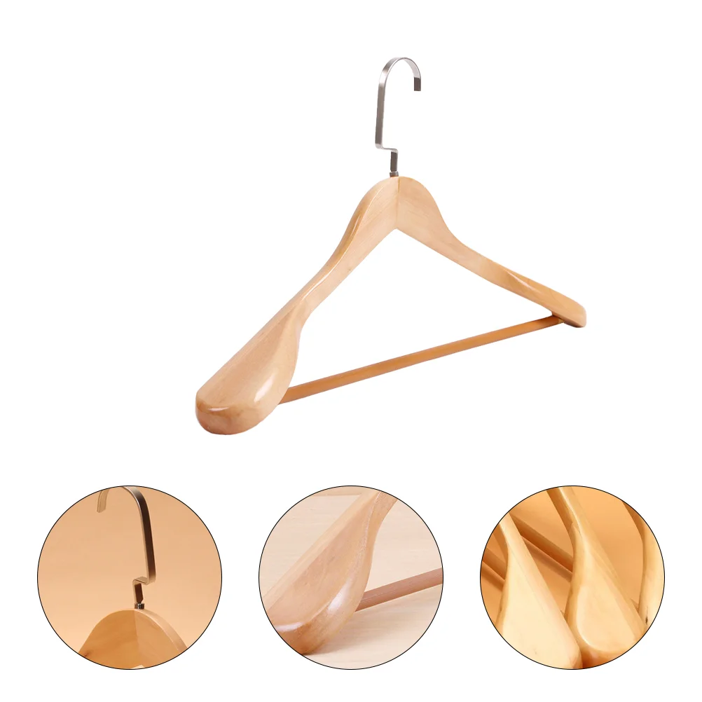 

Sweat Jackets Men Swimsuit Hanger Laundry Travel Blazer Wide Shoulder Hangers Mens Foldable Solid Wood