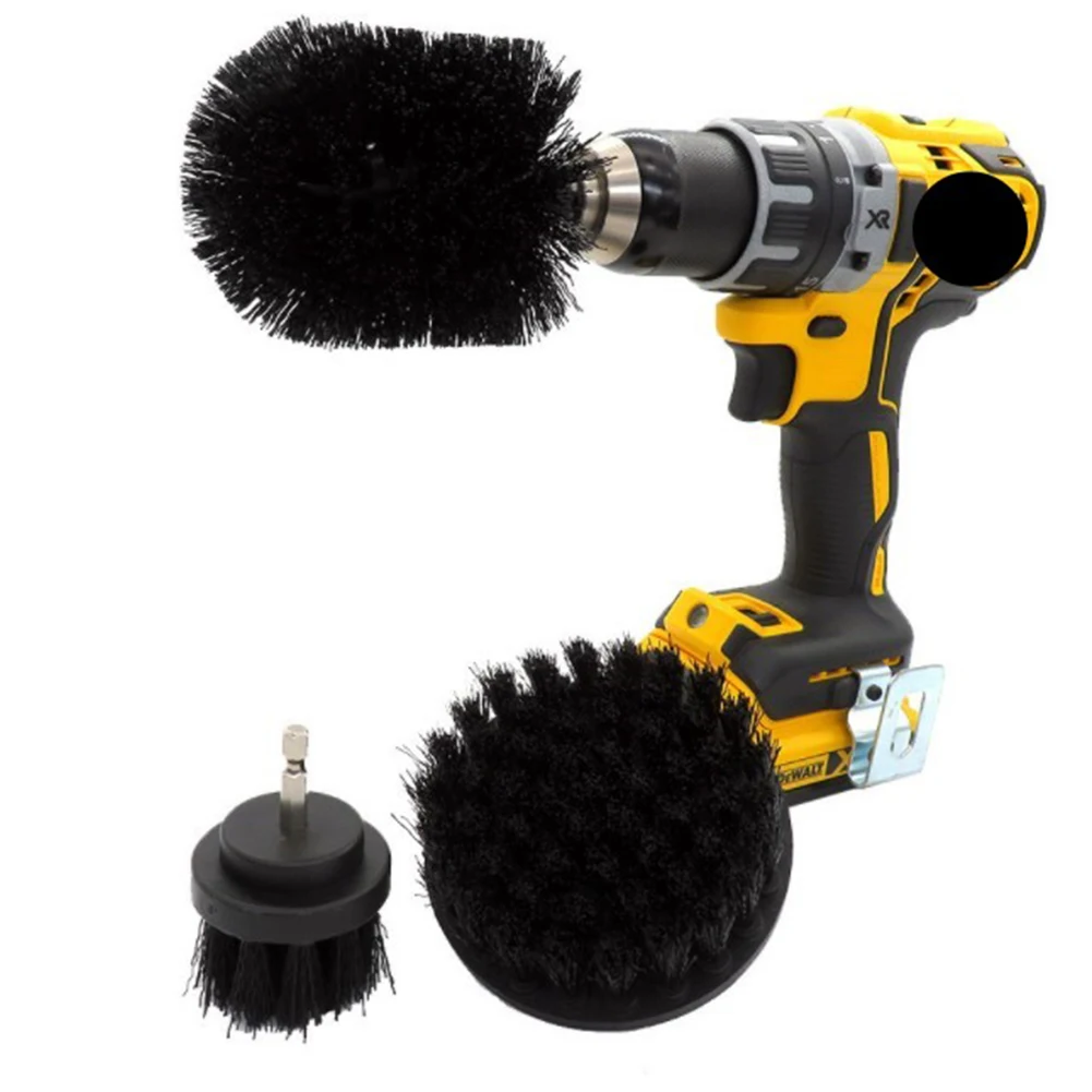 

3pcs/Set Car Wash Tools Electric Brush Hard Bristle Auto Detailing Cleaning Tools For Car Wash Maintenance Equippment Parts