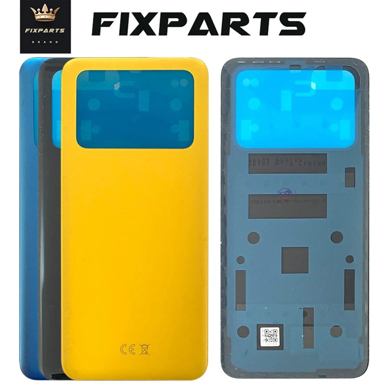 

For Xiaomi Poco M4 Pro 4G Back Cover Rear Housing Glass Door Replacement For Poco M4 Pro 2201117PI Battery Cover