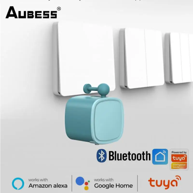 

Кнопка-толкатель Tuya с поддержкой Bluetooth и голосовым управлением