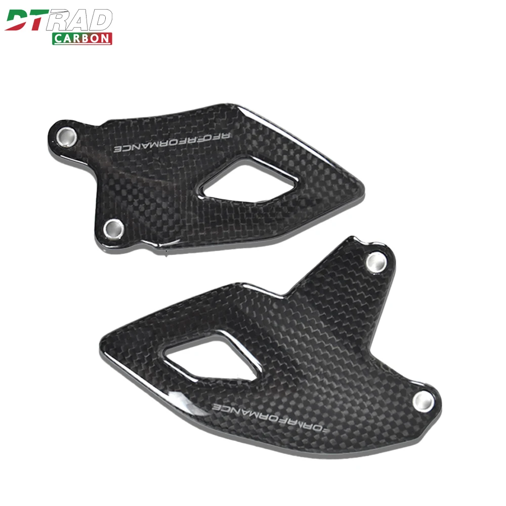 

V4 2025 для Ducati Panigale V4 V4S 2025 + подставка для ног из натурального углеродного волокна, боковая пластина для пятки, аксессуары для мотоциклов, обтекатель