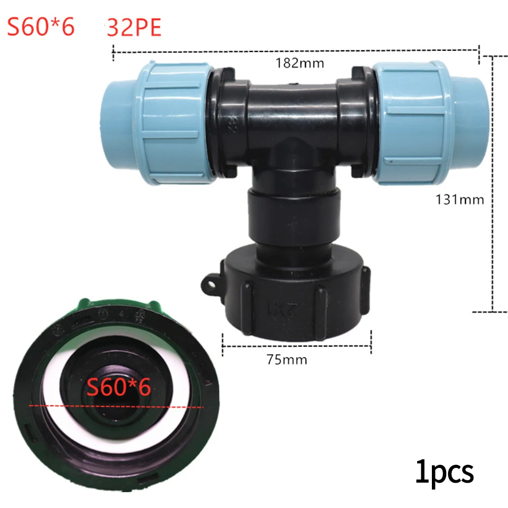 S60X6 к MDPE колено IBC топливный бак шланг адаптер замена резьбовое соединение 1/4