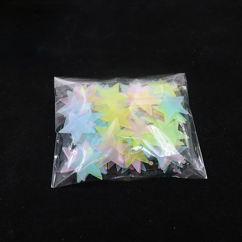 

Luminous Star Stickers Bedroom Sofa Stickers Fluorescent Painting Toy Stickers Pack Kids Toys for Children PVC Sticker