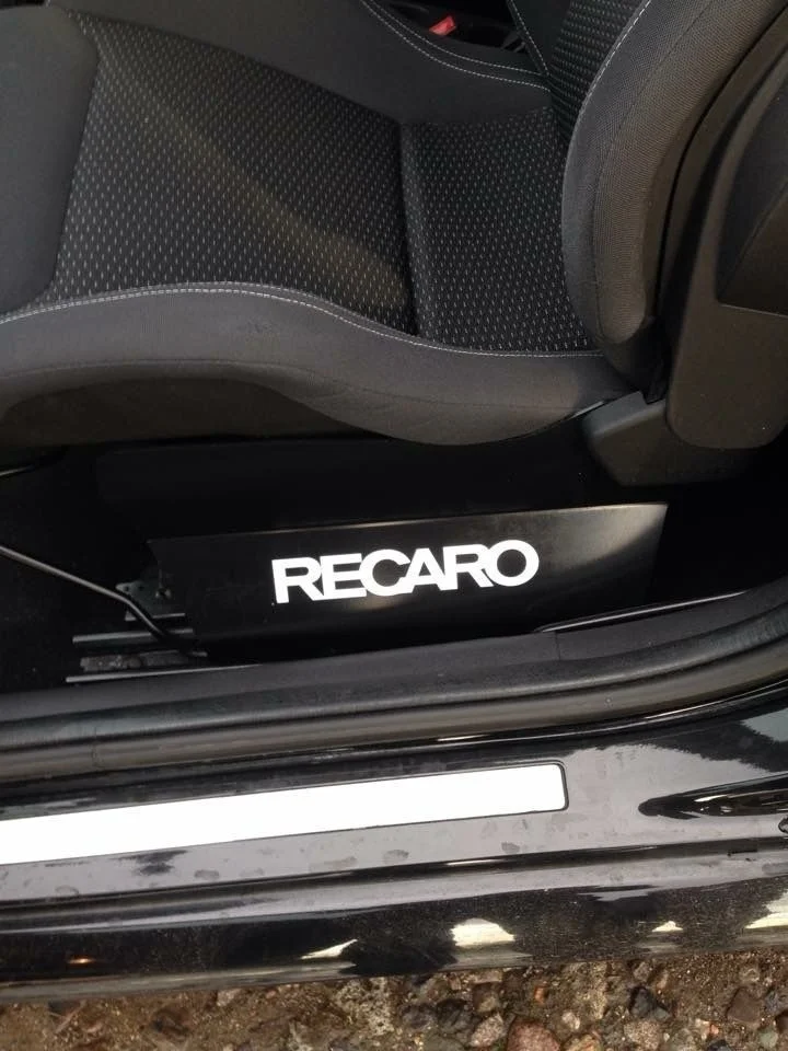 

For RECARO STICKERS GRAPHICS x1 Pair VINYL DECAL STICKER