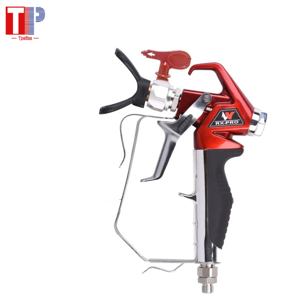 Tpaitlss RX-Pro Red Series High Pressure Airless Paint Spray Gun 538020 with 517 Tip and Guard Titan 0538020