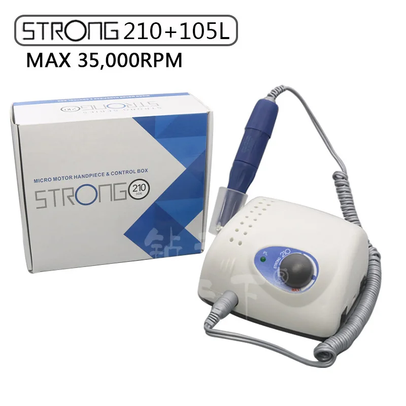 

Фрезер Strong 210 Pro IV для ногтей, 65 Вт, 35000 дюйма