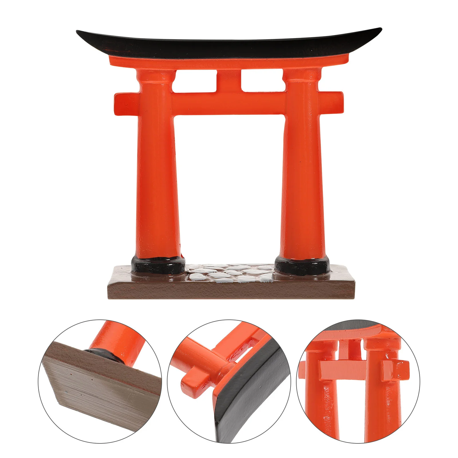 

Japanese Torii Gate Japanese Decor Aquarium Landscape Prop Japanese-style Garden Miniatures Resin Aquarium Ornaments