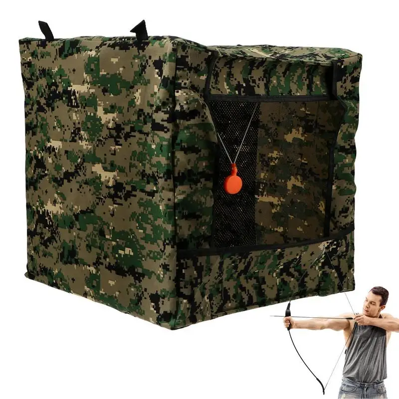 

Outdoor Slingshot Silencer Case Portable Folding Slingshot Target Box Practice Tool Slingshot Recycle Child Adult Training Toy