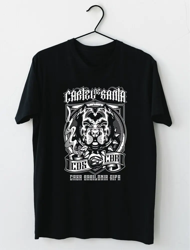 

Классическая Мексиканская футболка Cartel De Santa Casa Babilonia Dog M L Xl 2Xl 3Xl