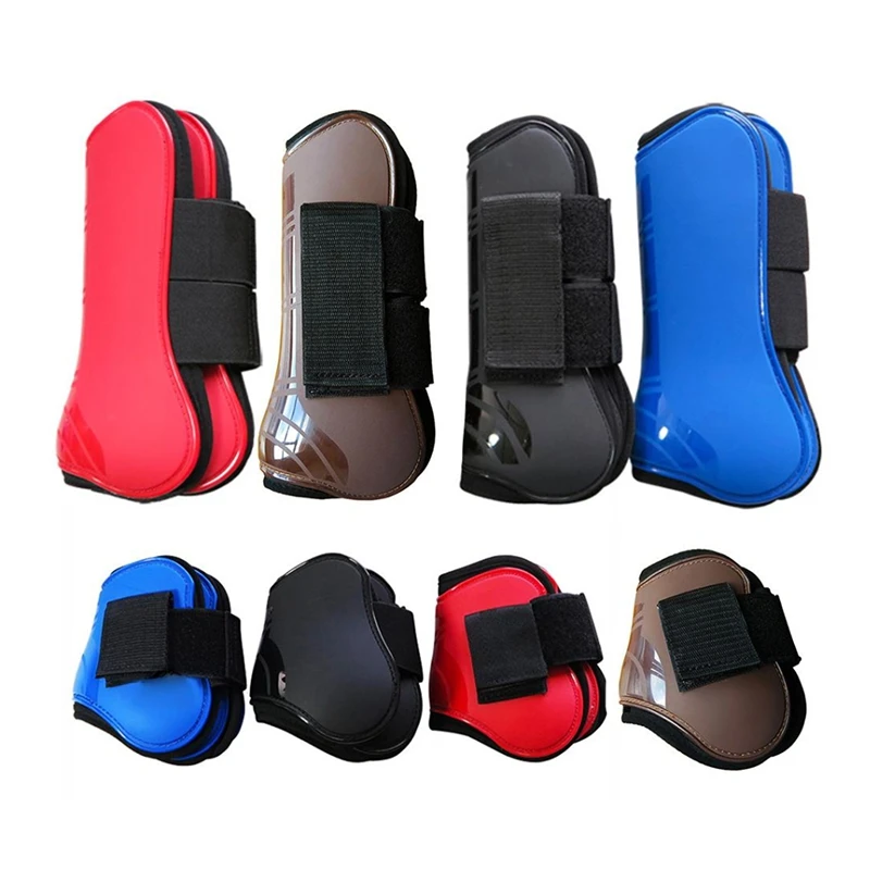 Adjustable Front H-Ind Horse Leg Boots Equine Guard Equestrian Tendon Protection Hock Brace |