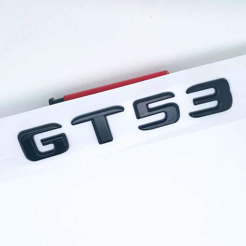 

Черный, серебристый GT50 GT53 GT63 GT63S V8 Biturbo 4matic + эмблема ABS для C190 X290, наклейка на боковой багажник автомобиля