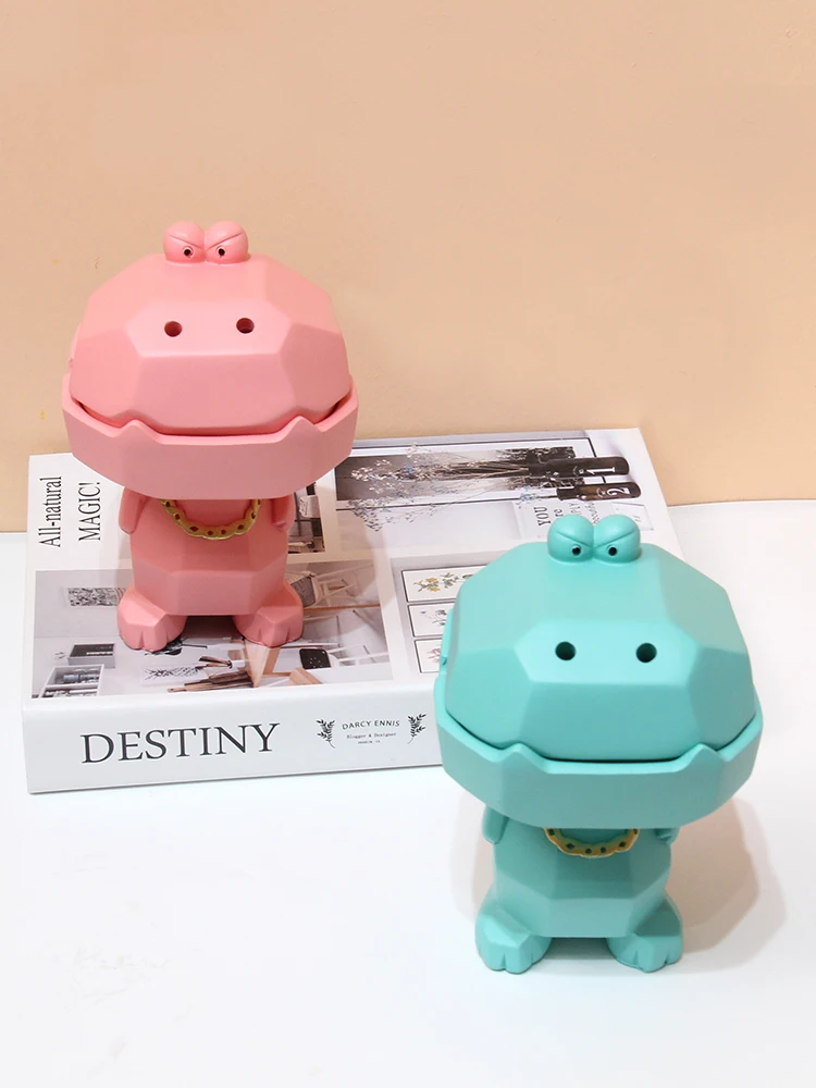 

Home Decor Crocodile Statue Modern Room Decor Animal Resin Sculpture Home Accessories Desktop Decoration Ashtray Holiday Gift