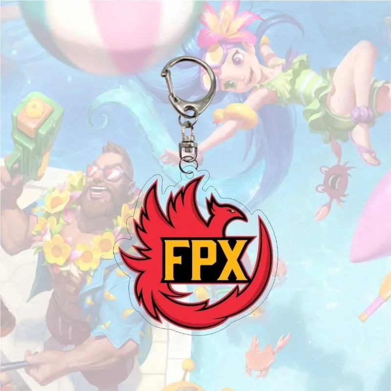 League of Legends Популярная игровая периферийная команда BLG T1 EDG RNG FPX IG Брелок для