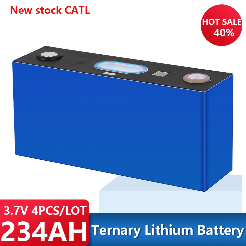 Новая аккумуляторная батарея CATL Cell 3.7V 234Ah с высокой емкостью NCM литий-ионная аккумуляторная батарея для электроскутера, электрической лодки, погрузчика, электромобиля и автодома.