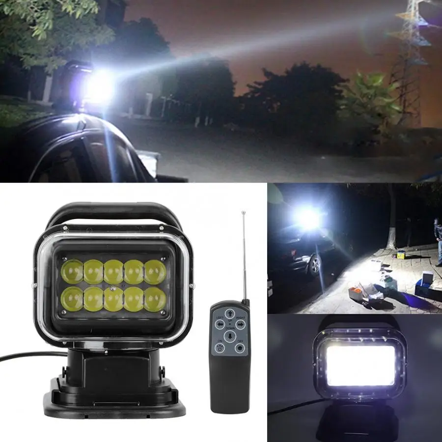 Фсветильник светильник светодиодный 50 Вт с пультом ДУ для грузовиков