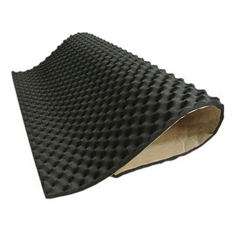

100x50cm,50x50cm Car Sound Mat Proofing Deadener Heat Noise Insulation Deadening Mat Hood Closed Cell Foam