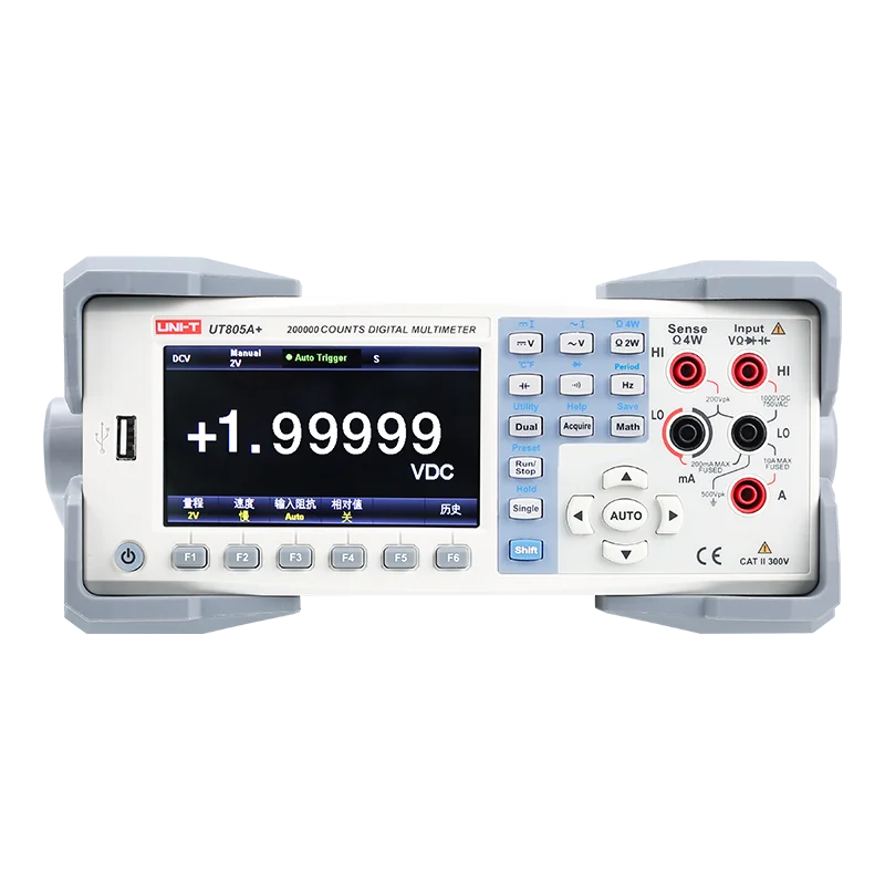 

UNI T UT805A+ True RMS desktop digital multimeter high precision AC DC multi-function dual display function automatic range