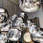 Скандинавская светодиодная Подвесная лампа в виде лавы, современный светильник для гостиной, столовой, комнатное освещение для гостиной, украшение для дома, подвесной светильник