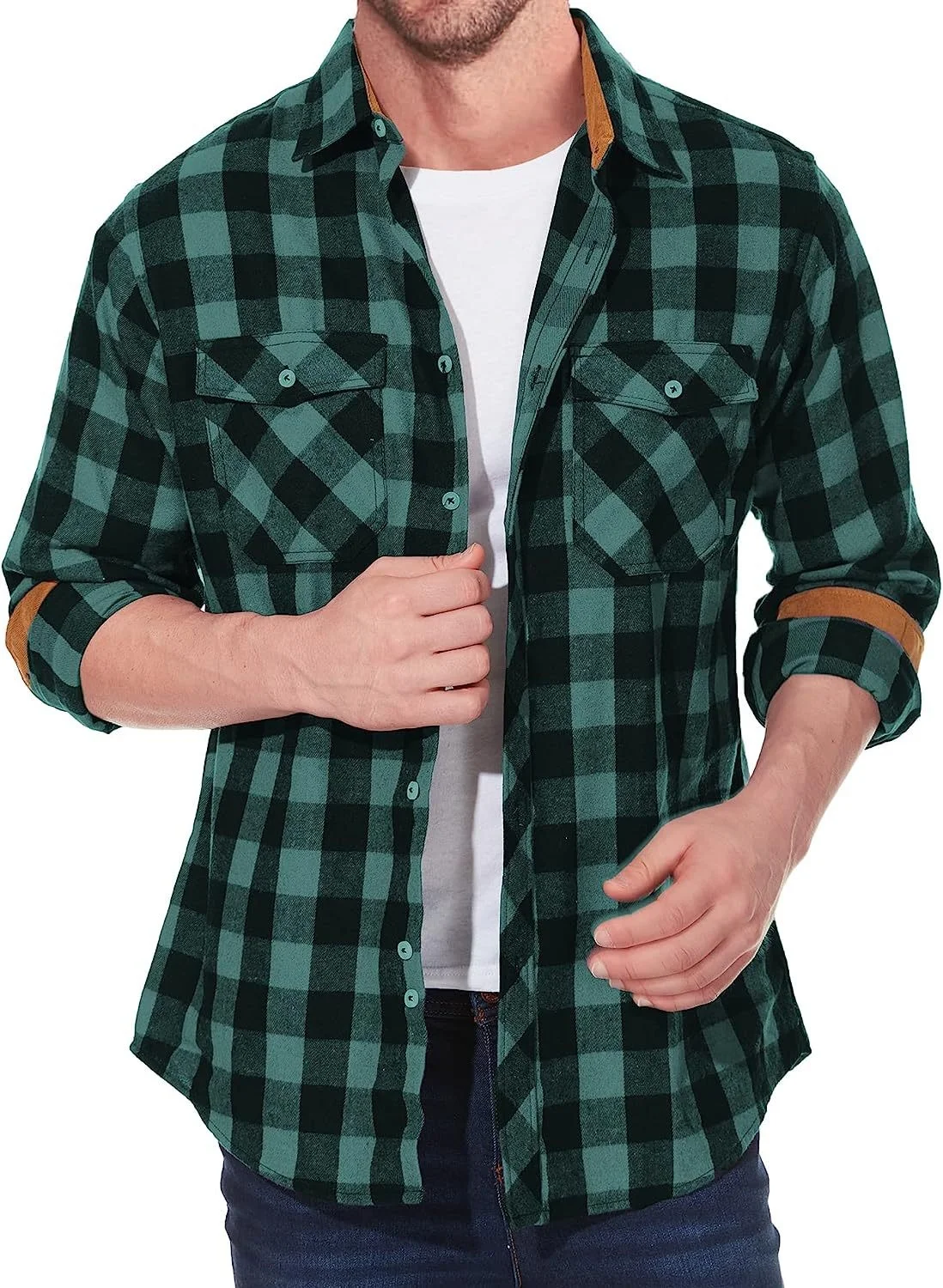 For Men Business Professional Work Blouse Tops