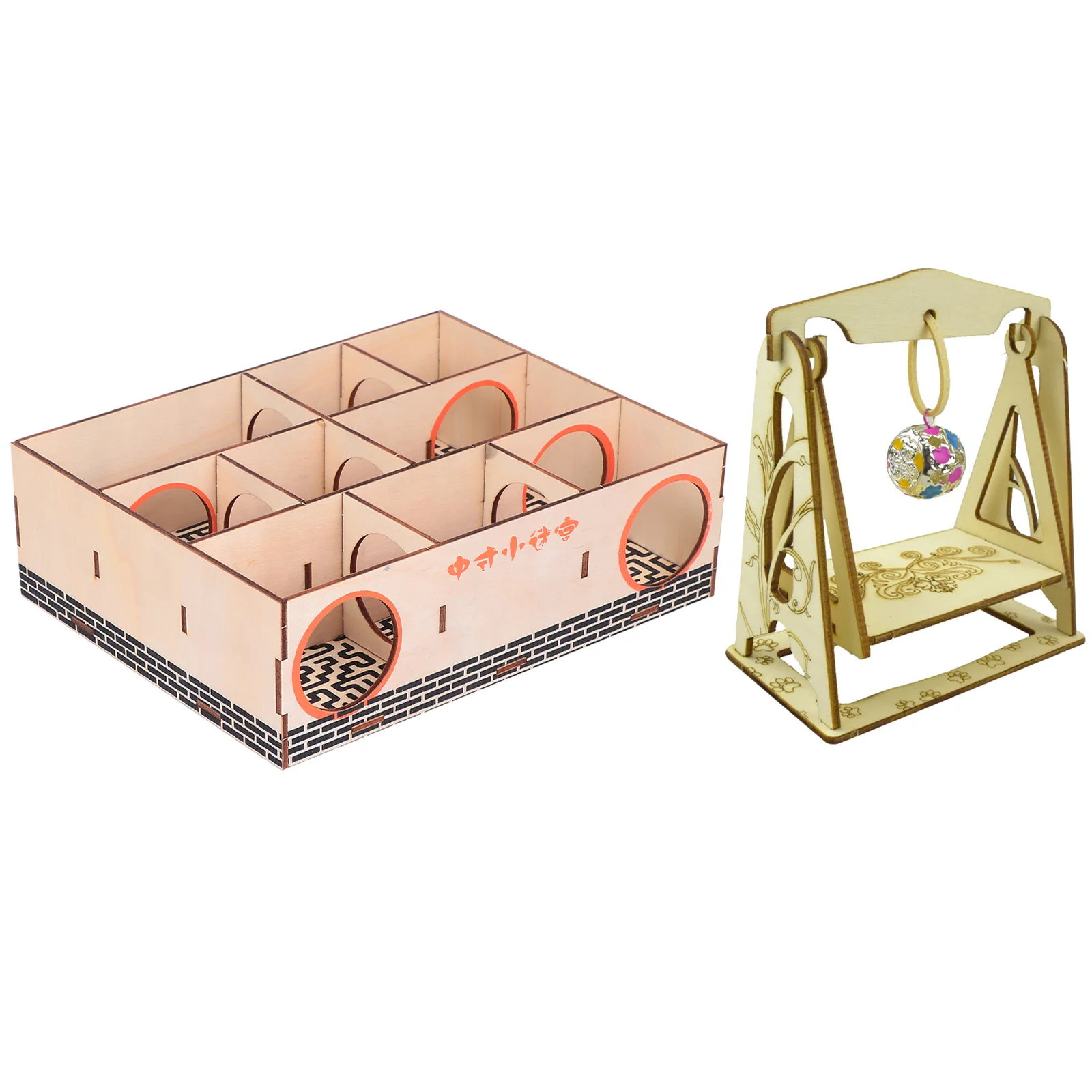 2 шт. игрушка-лабиринт для хомяка вилла забавный лабиринт гавань домашних