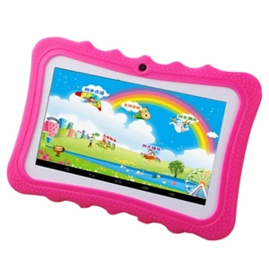 10 Inch Tablet 1+8G Allwinner A33 1024X600 IPS Android 2.0 Bluetooth 2.0 2600Mah 0.3MP Camera Tablet-Pink (US Plug)