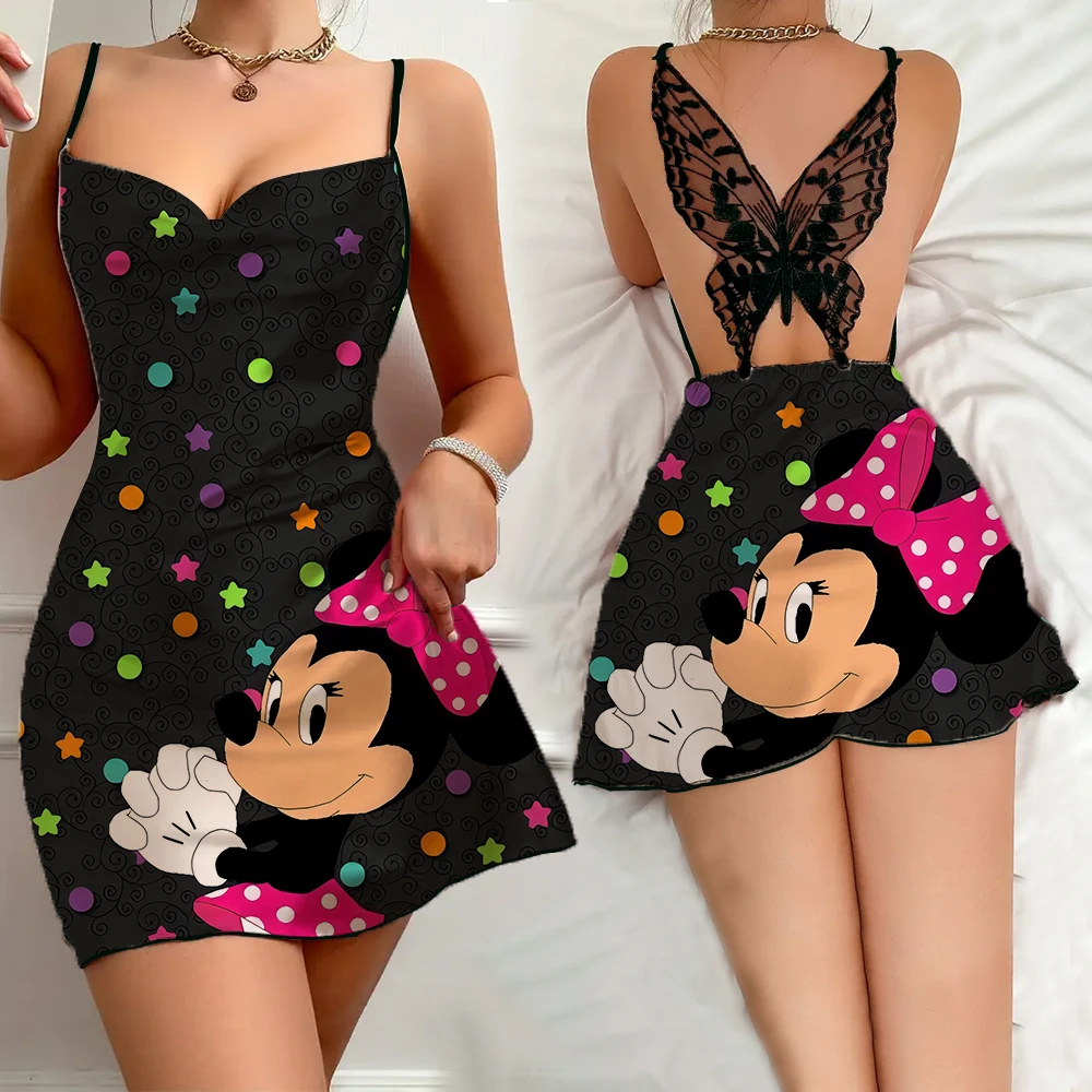 Новинка 2024 пикантная Пижама с узором женское платье для дома Новые