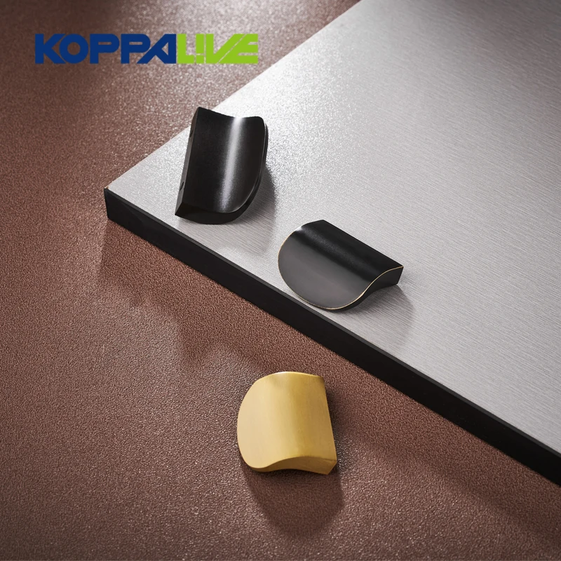 

Koppalive Bedroom Drawer Cupboard Invisible Finger Edge Pull Knob Brass Cabinet Furniture Hidden Handle