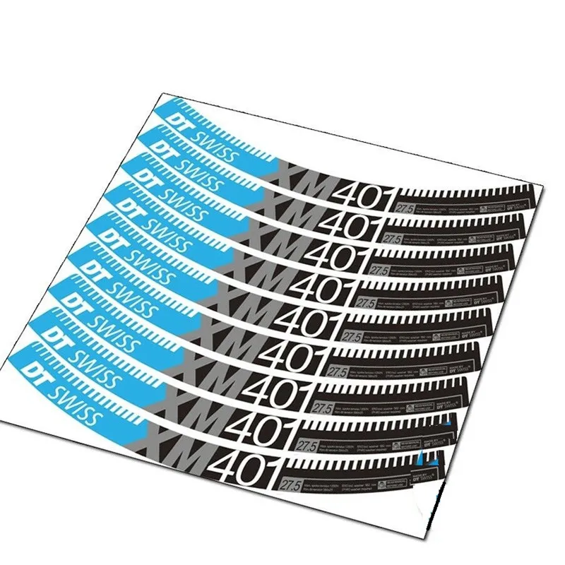 

Two Wheelset Stickers for DT SWISS XM401 MTB Road Bike Racing Bicycle Rims Accessories Decals Waterproof Sunscreen Free Shipping