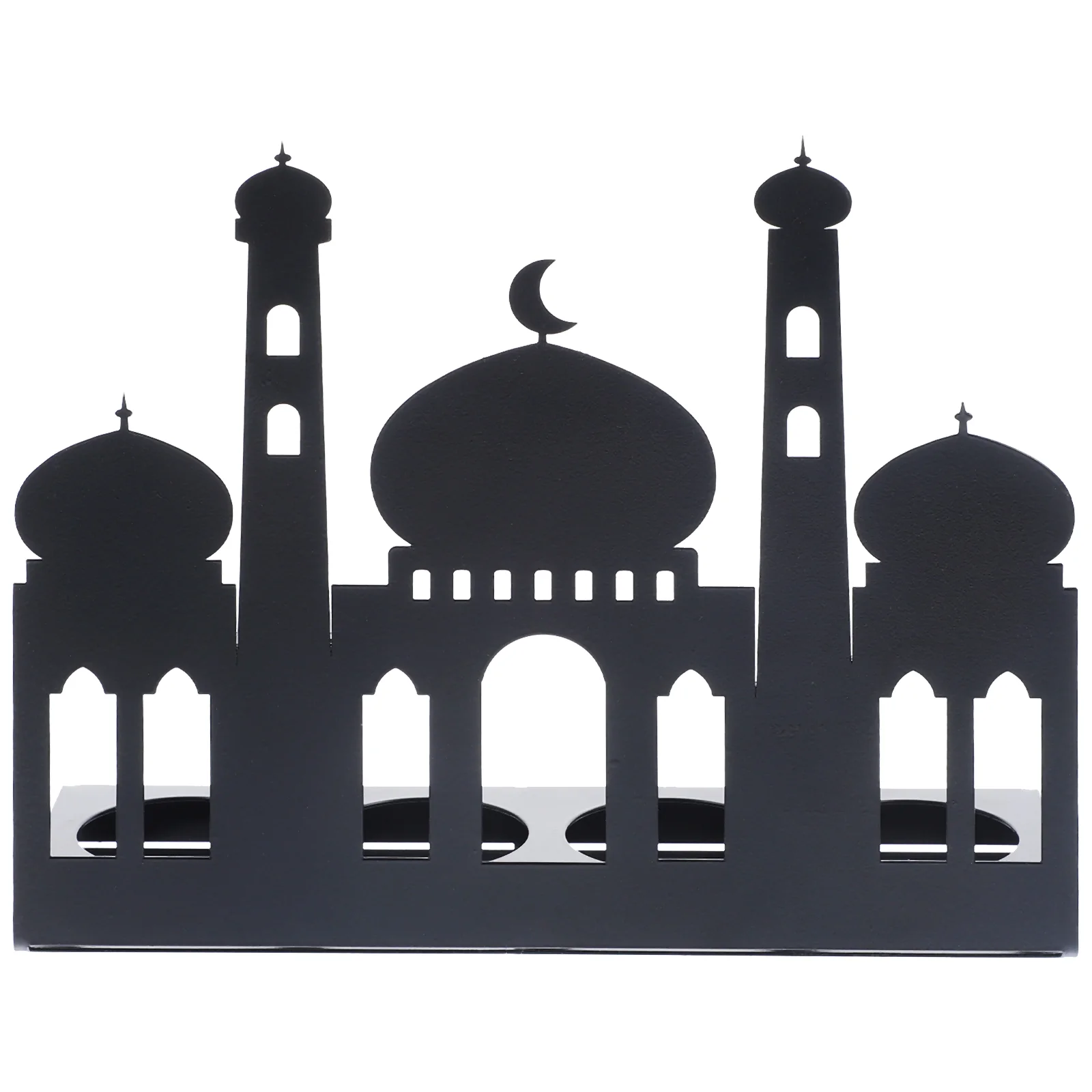 

Holder Ramadan Eid Candlestick Stand Mubarak Holders Iron Decorative Muslim Table Centerpieces Pillar Tealight Lantern Dinner
