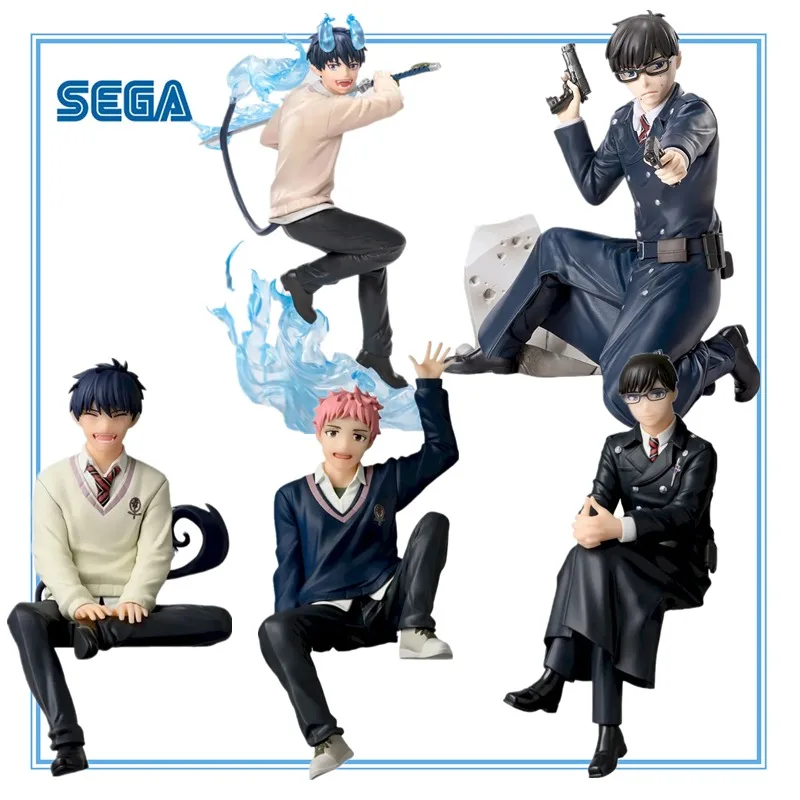 Фото Оригинальные фигурки SEGA Ao No Exorcist: Шимане Иллюминати, Хен Окумура, Рин Окумура, Юкио, Xross Link — аниме-фигурки, игрушки из ПВХ №1