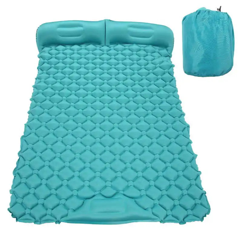 

Double Camping Sleeping Pad Comfortable Fast Inflating Water Proof Inflatable Camping Mattress Ultralight with Built in Pump for