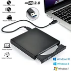 USB 2,0 Тонкий Внешний оптический привод DVD CD RW дисковая горелка комбинированная ПЗУ записывающий привод считыватель проигрыватель для Windows 98810 ноутбука ПК