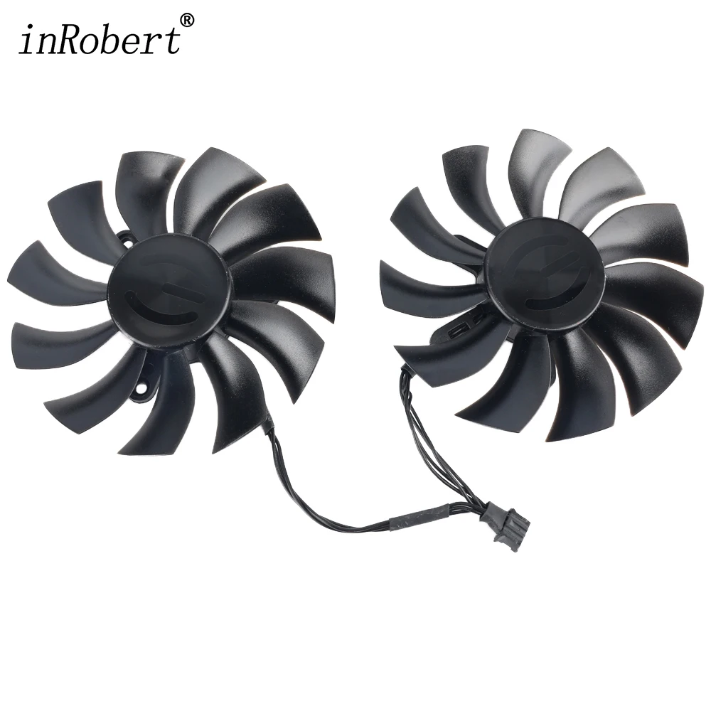 

New 2Pcs/Lot 87mm PLA09215B12H 4Pin Video Card Cooler Fan For EVGA GTX970 Graphics Card Cooling Fan