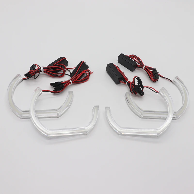 

Для BMW 7 серии F01 F02 F03 F04 730d 740d 740i 750i 760i 2008-2012 DTM с квадратным дном 6000K БЕЛЫЕ светодиодные ангельские глазки