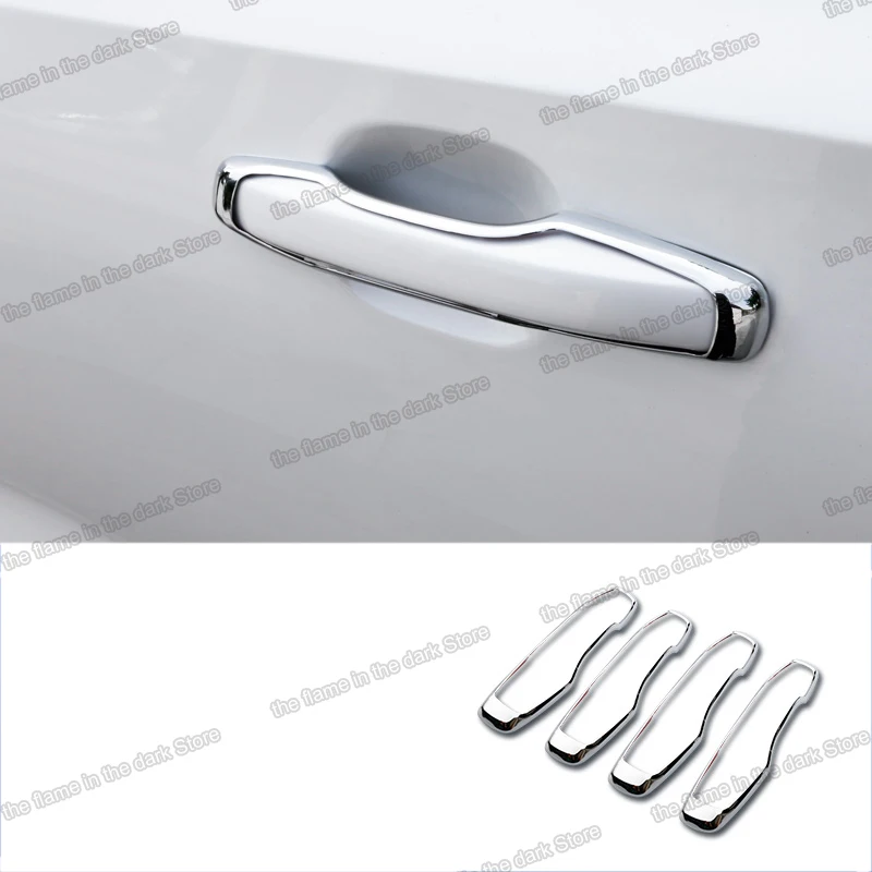 Блестящие серебряные ручки дверной из АБС-пластика для volvo xc60 2017 2018 2019 2020 2021 2022